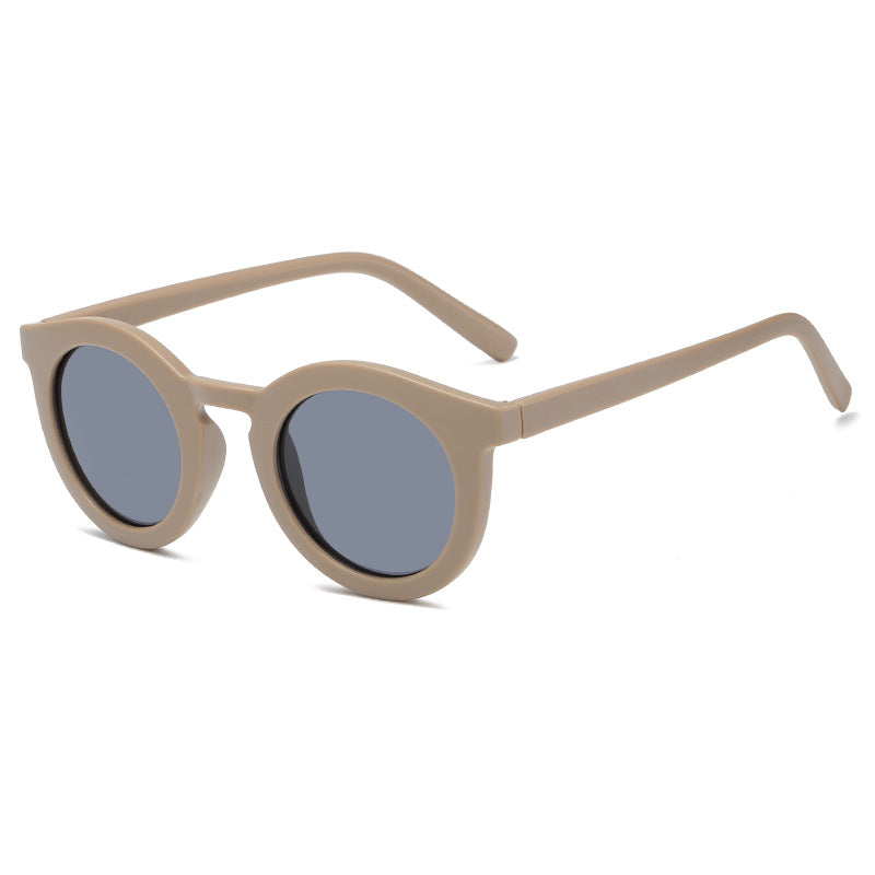 Damen runde Sonnenbrille mit modischem Design und UV-Schutz Brehn