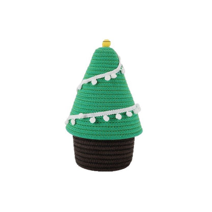 Dekorativer Weihnachtsbaumkorb