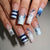 Künstlerisches Nageldesign-Set mit von Ozean inspirierten Akzenten Brehn
