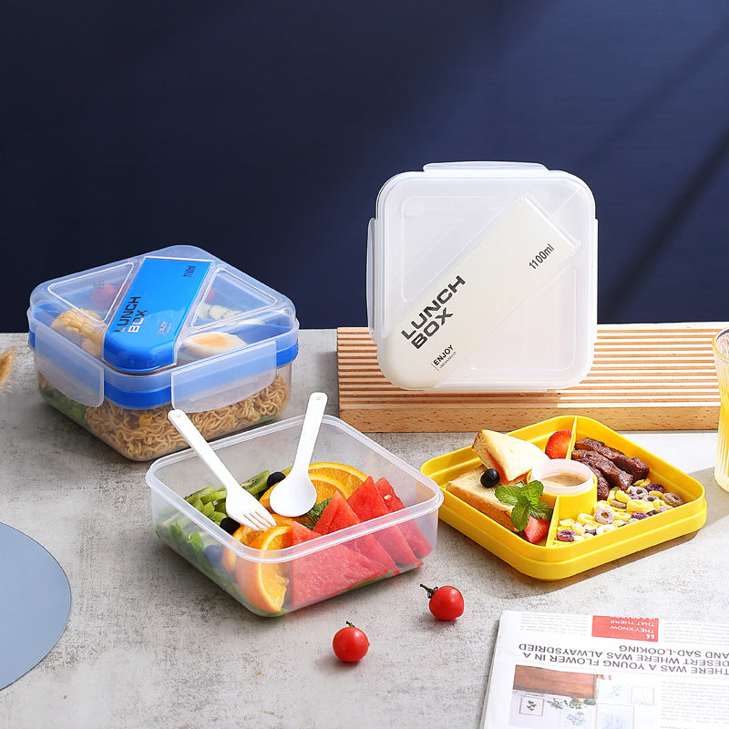 Vielseitige Mehrfach-Kompartiment-Lunchbox mit auslaufsicherem Design