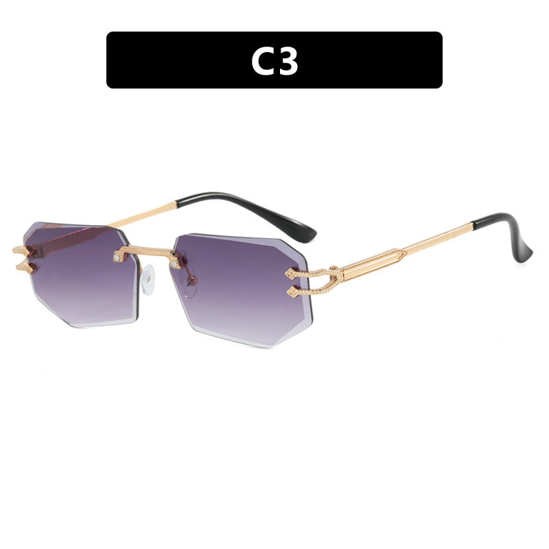 Damen geometrische Fashion-Sonnenbrille Brehn
