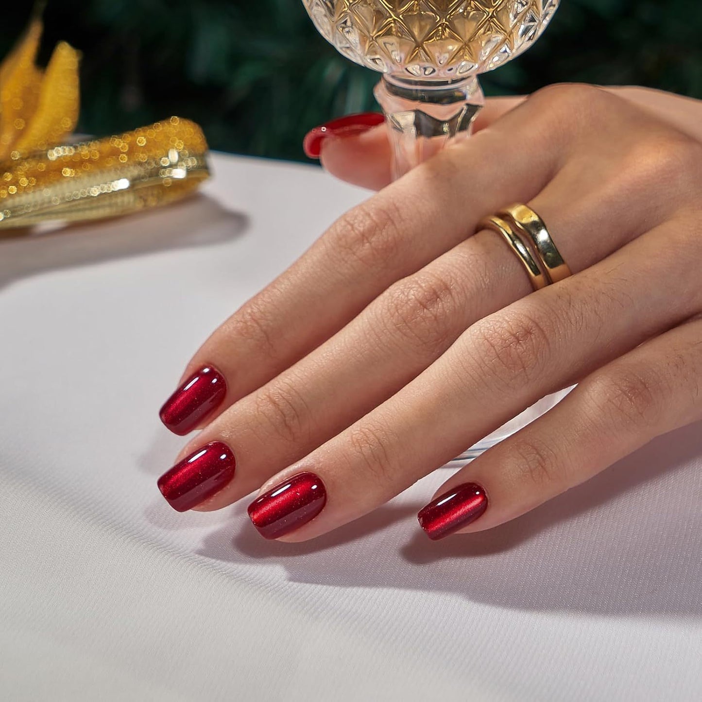 Glänzendes Gel Press-On Nagelset Brehn