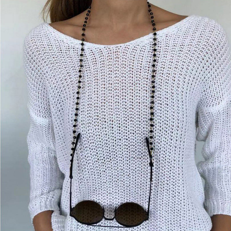 Brillenhalteschmuck Aus Kristallperlen Brehn