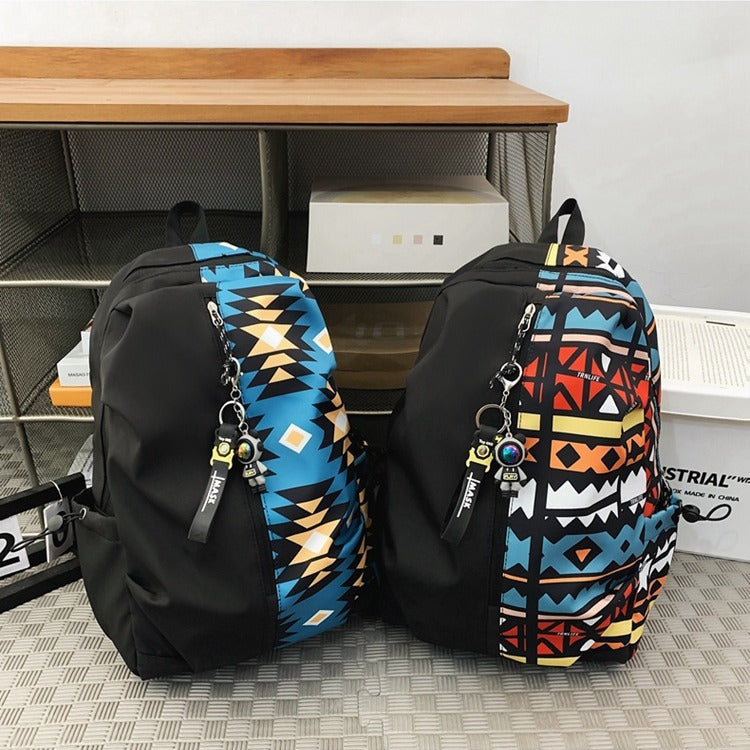 Grafikdruck-Rucksack Brehn
