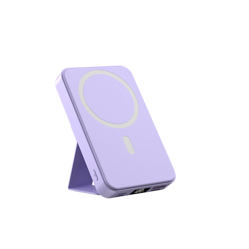 Tragbare Wireless Powerbank mit Integrierten Usb-Kabeln Brehn