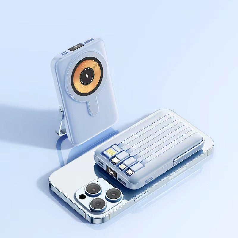 Tragbare Kabellose Powerbank mit Integriertem Ständer Brehn