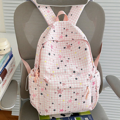 Stylische Gepunktete Sternenmuster Rucksack Brehn