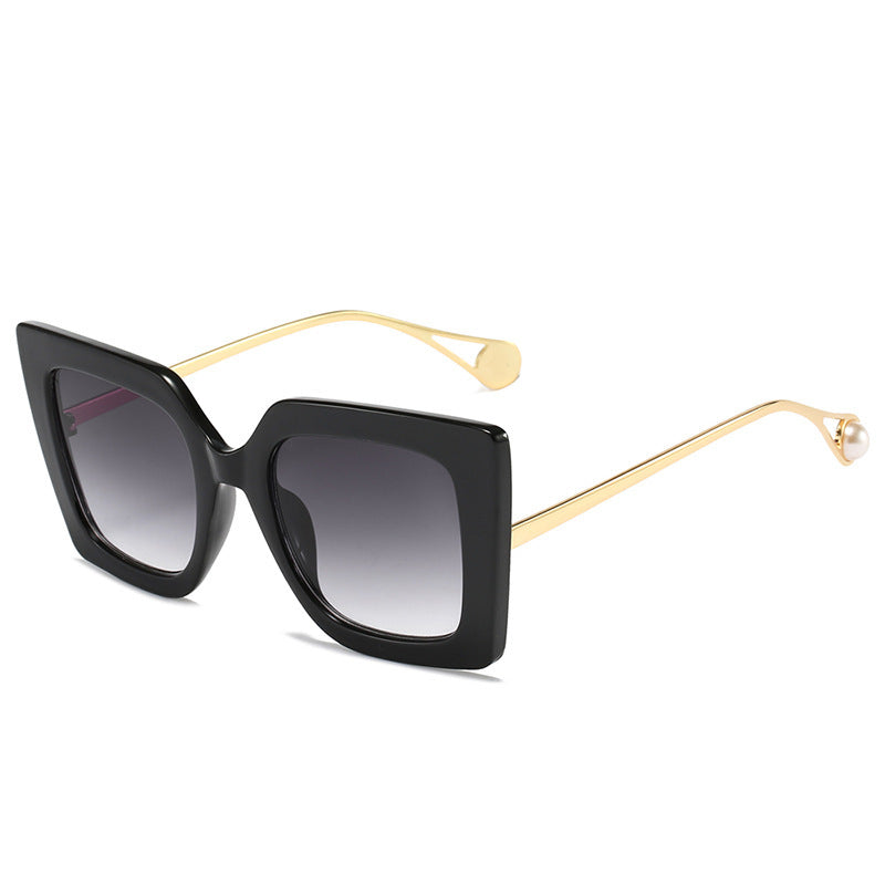 Oversized Geometrische Mode Sonnenbrille Brehn