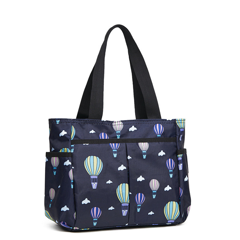 Stylische gestreifte Mehrfach-Tasche Brehn