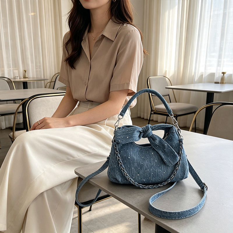 Stylische Handtasche mit Schleifenverzierung Brehn