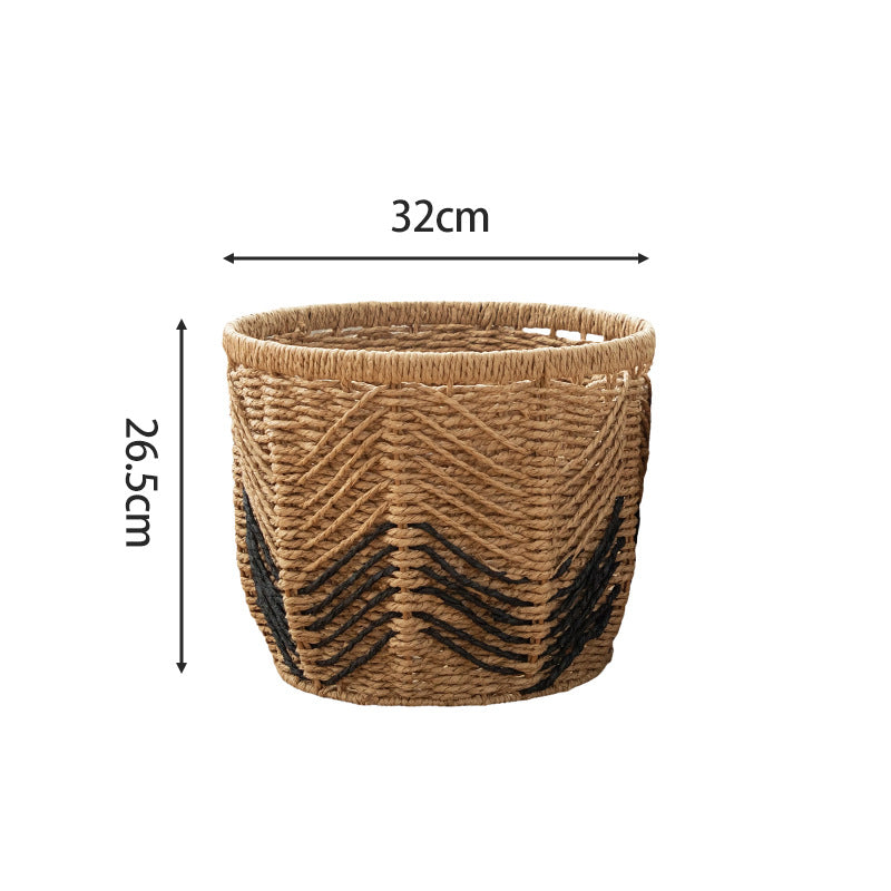 Moderner Aufbewahrungskorb mit geometrischem Design