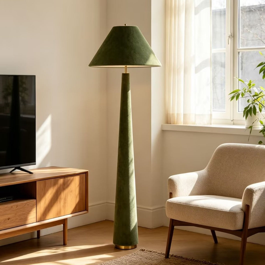 Skulpturale Stehlampe