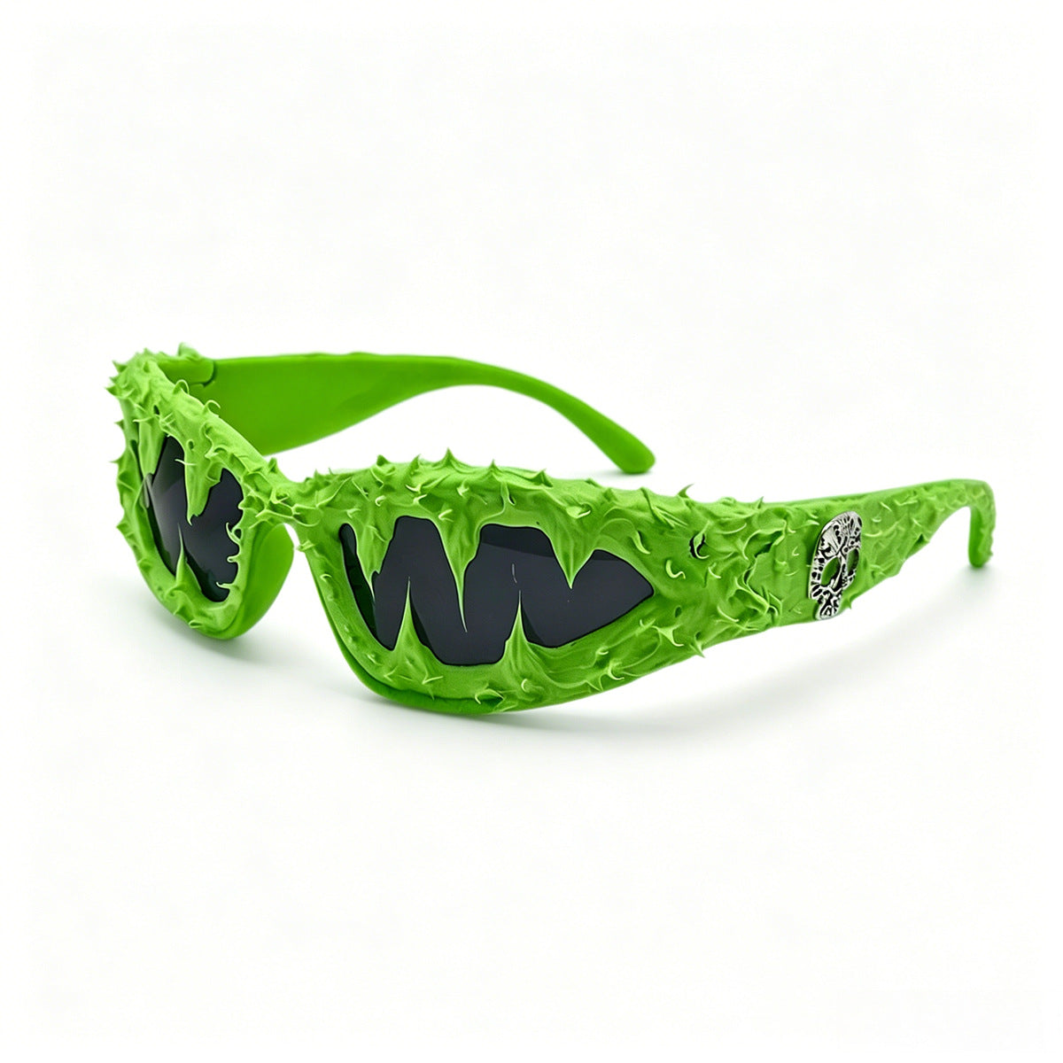 Damen kreative Fashion-Sonnenbrille mit einzigartigen Spikes und skull-Design Brehn