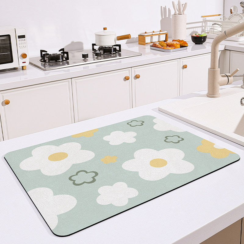 Floral Küchen Komfortmatte Brehn