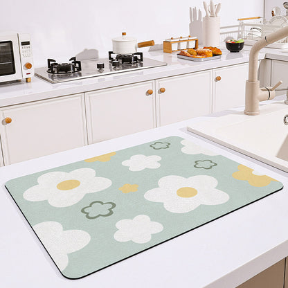 Floral Küchen Komfortmatte Brehn