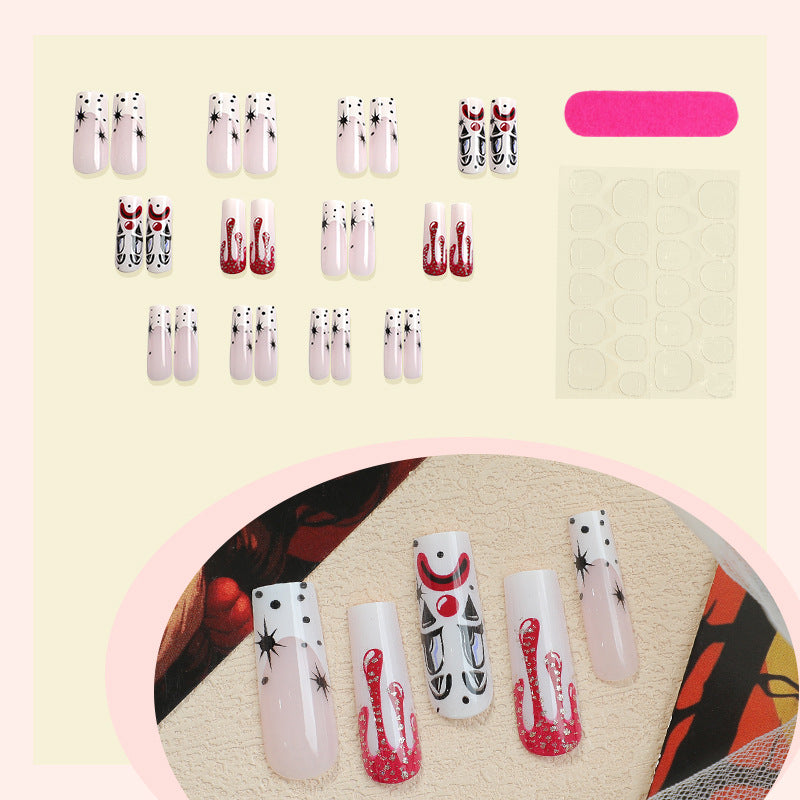 Kreatives Kunstnagelset mit gruseligen Halloween-Motiven Brehn