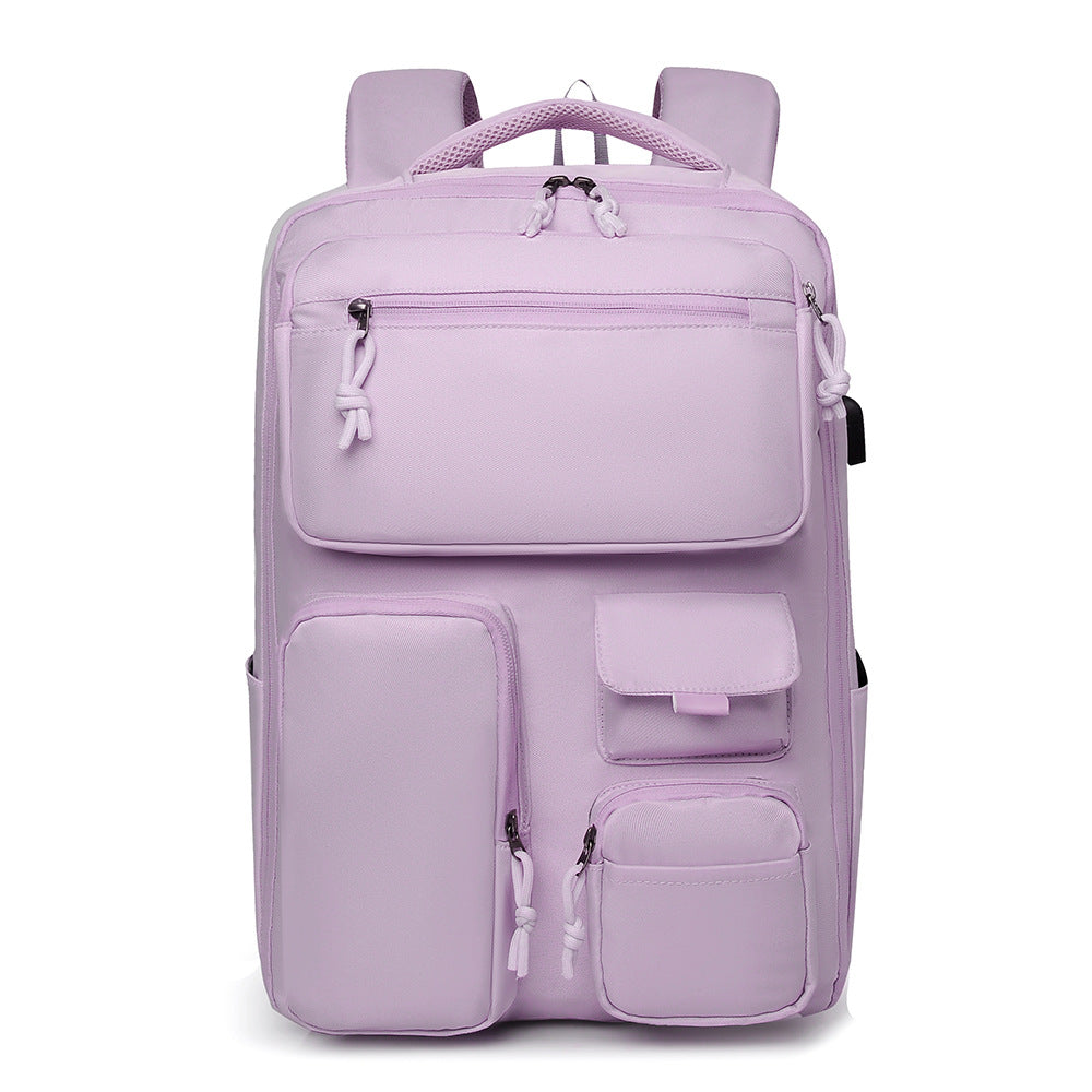 Multi-Pocket Vielseitiger Rucksack Brehn