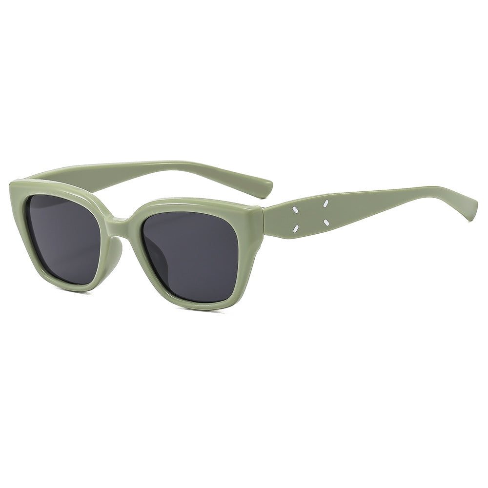 Damen einzigartige Sonnenbrille mit auffällig geformtem Rahmen Brehn