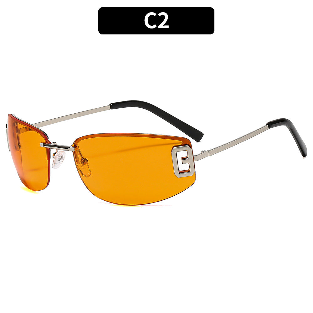 Elegante Winkel Sonnenbrille