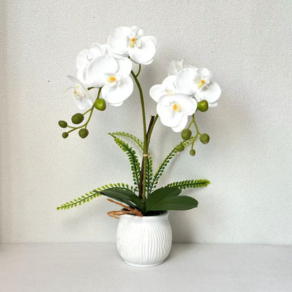 Elegante Künstliche Orchideenpflanzenanordnung für die Wohnraumdekoration