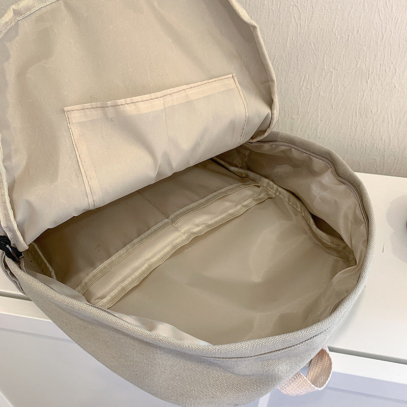 Weicher Canvas Alltags-Rucksack Brehn