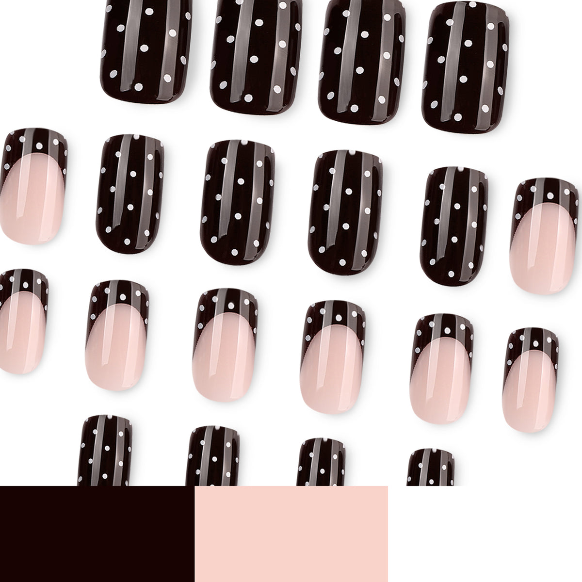 Kunstvolle Nagelkunst mit trendigem Punktedesign Brehn