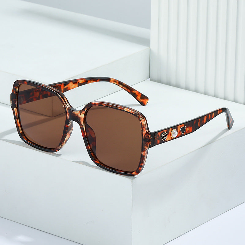 Elegante Übergroße Quadratische Fassung Brille Brehn