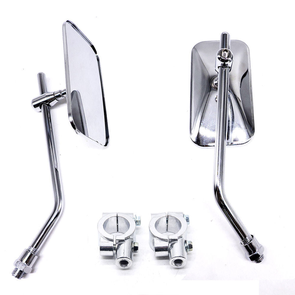 verstellbare Chrome-Motorrad-Lenker-Rückspiegel mit universellen Klemmbefestigungen Brehn