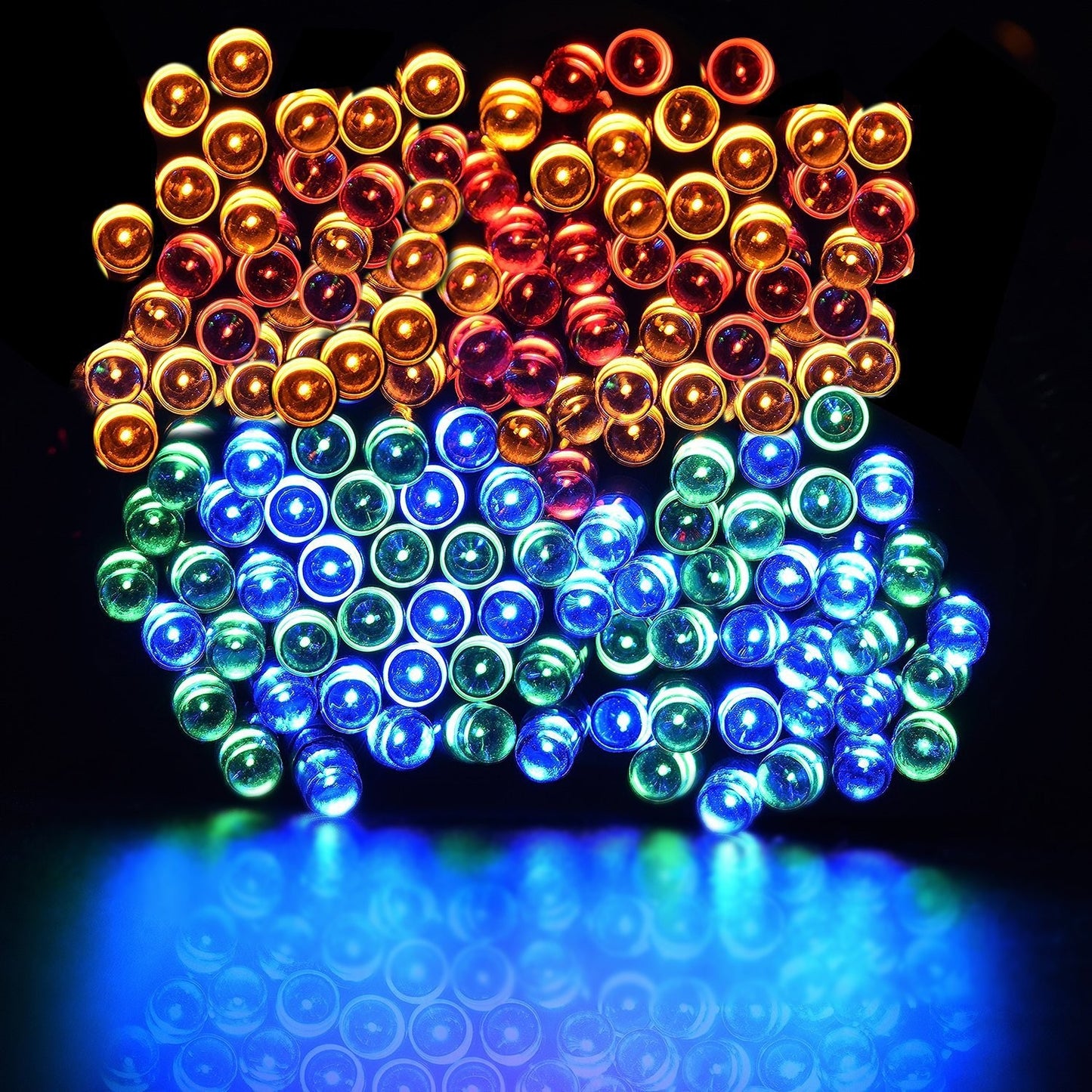 Globe LED Lichterkette mit wasserdichtem Kupferdraht und strukturierten klaren Glühbirnen Brehn