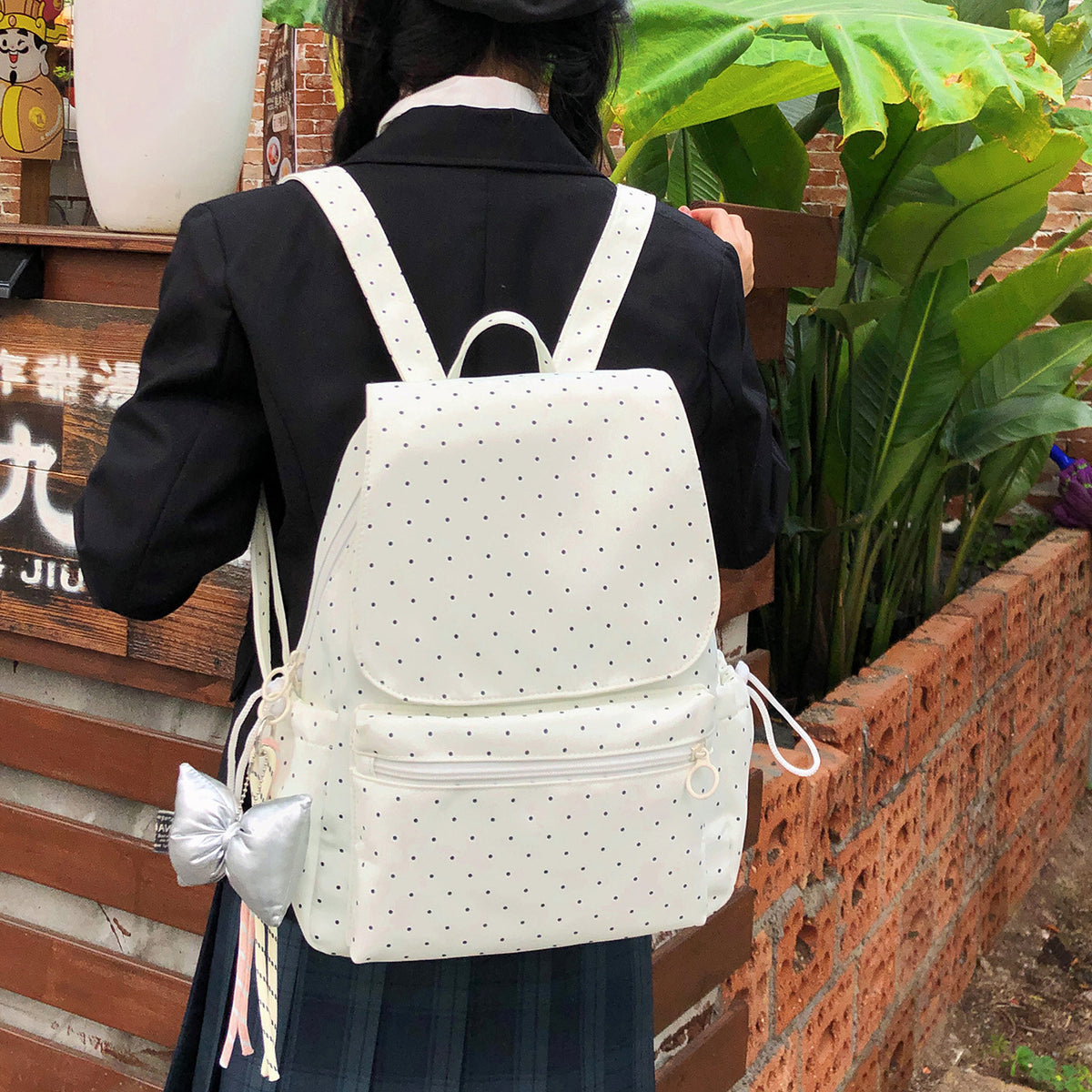 Punktemuster Rucksack