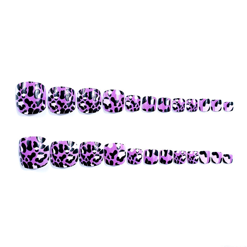 Trendige Leopard-Print-Nagelkunst-Aufkleber Brehn