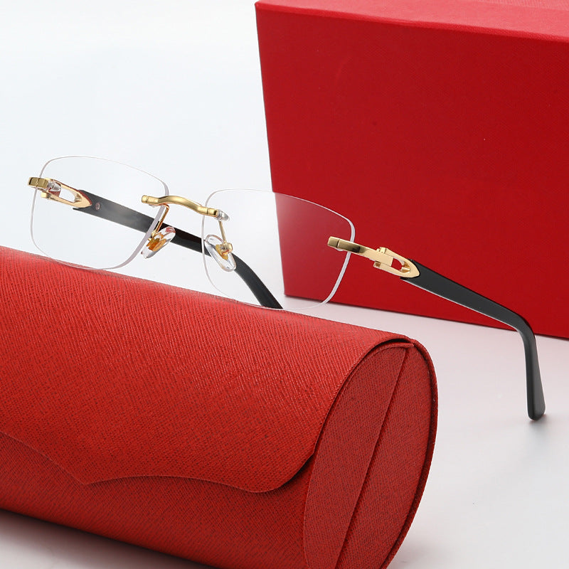 Damen elegante und modische Brille mit filigranem Metallrahmen Brehn