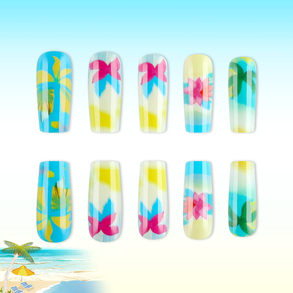 Künstlerische Tropenparadies Nagelkunst Brehn