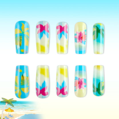 Künstlerische Tropenparadies Nagelkunst Brehn
