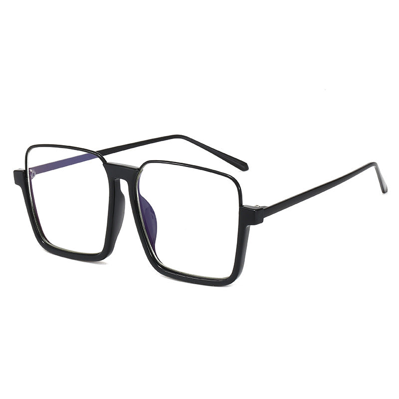 Damen quadratische Sonnenbrille mit transparentem Rahmen und polarisierenden Gläsern Brehn