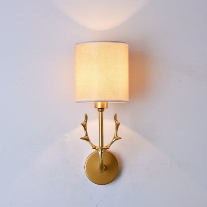 Geweih Wandleuchte