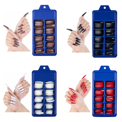 Premium Lange Stiletto Press-On Nagelkit Brehn