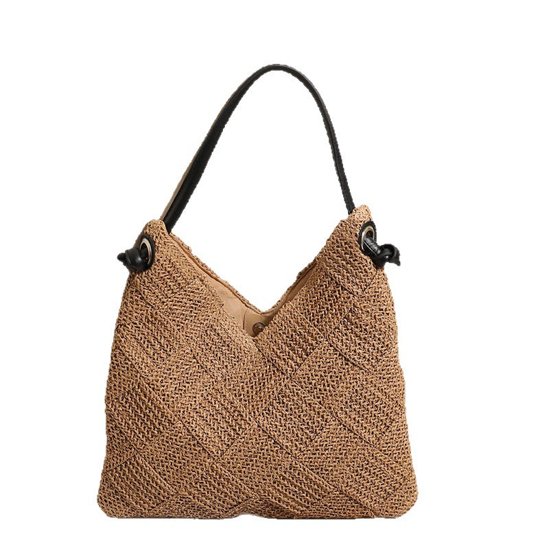 Geflochtene Schultertasche Aus Naturmaterialien Brehn