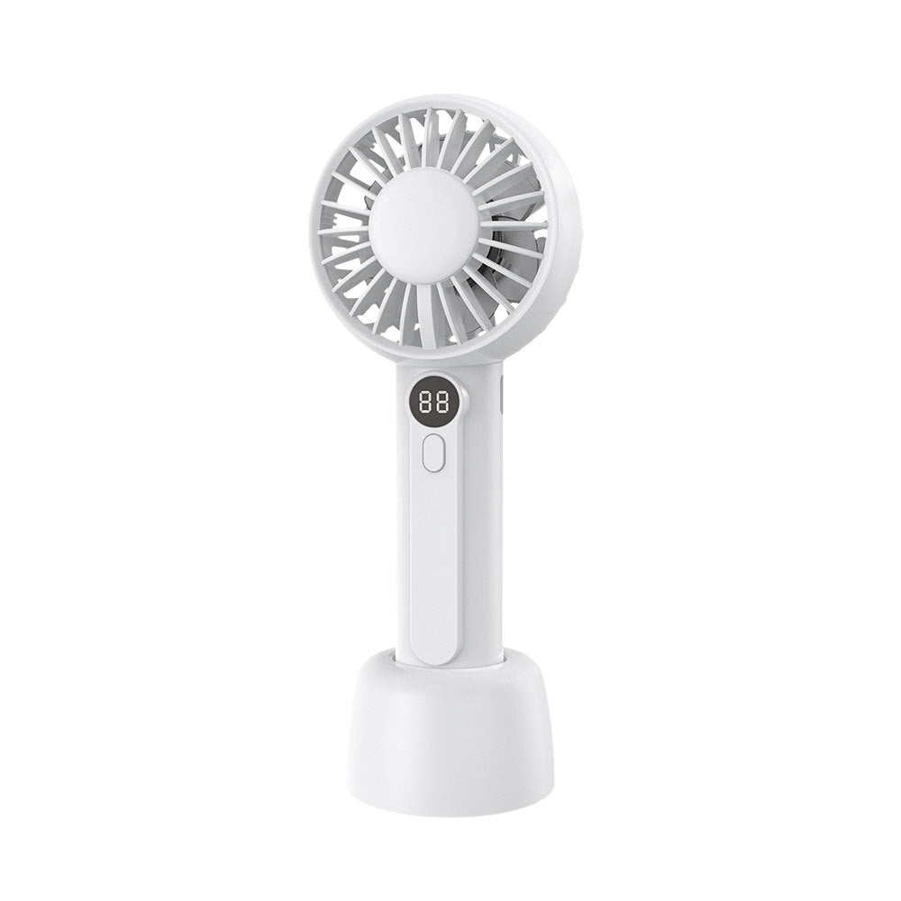 Unisex Handheld Digital Display Fan Brehn
