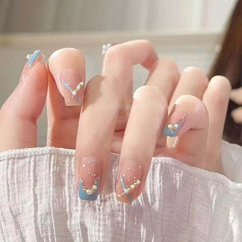 Funkelndes Strass-Kunstnagel-Set Brehn
