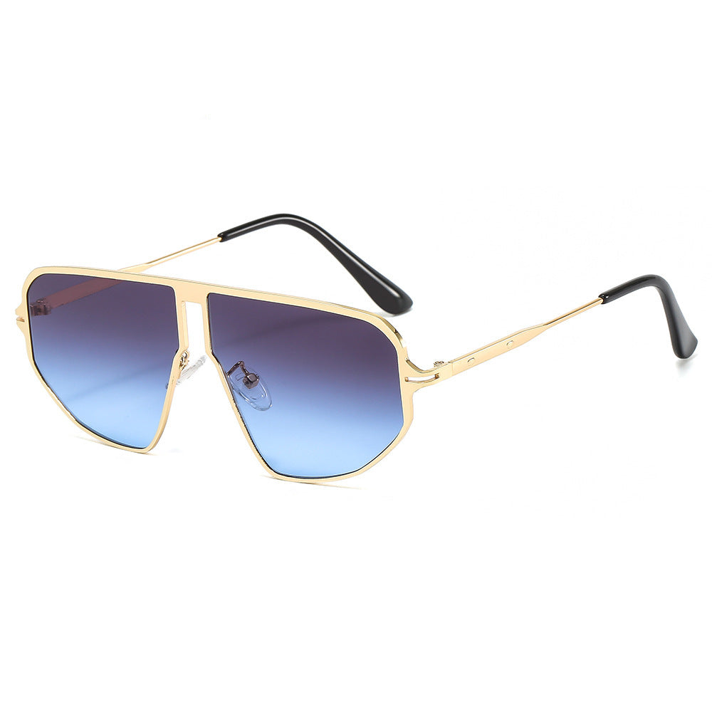 Damen auffällige Sonnenbrille im hexagonalen Design Brehn