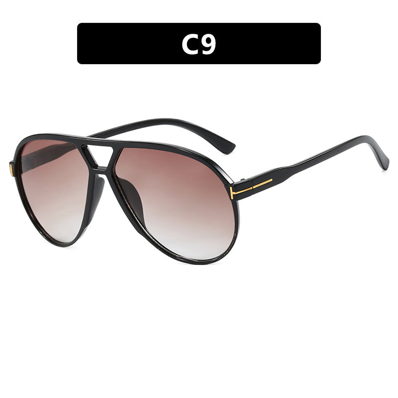 Damen modische Sonnenbrille im stylischen Pilotenlook Brehn
