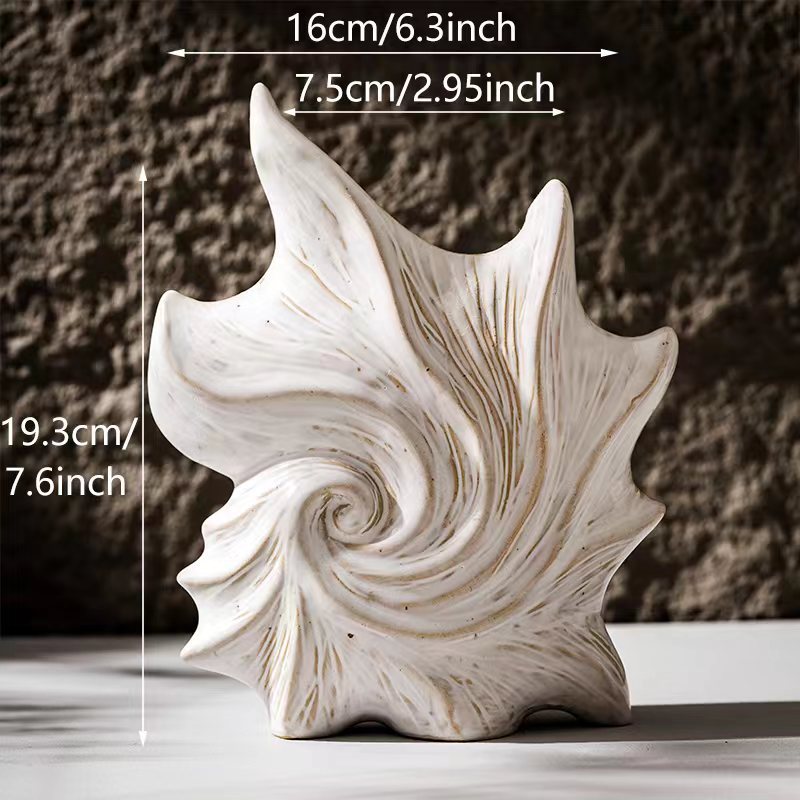Coast Keramische Spiral-Schalen Dekorative Skulptur