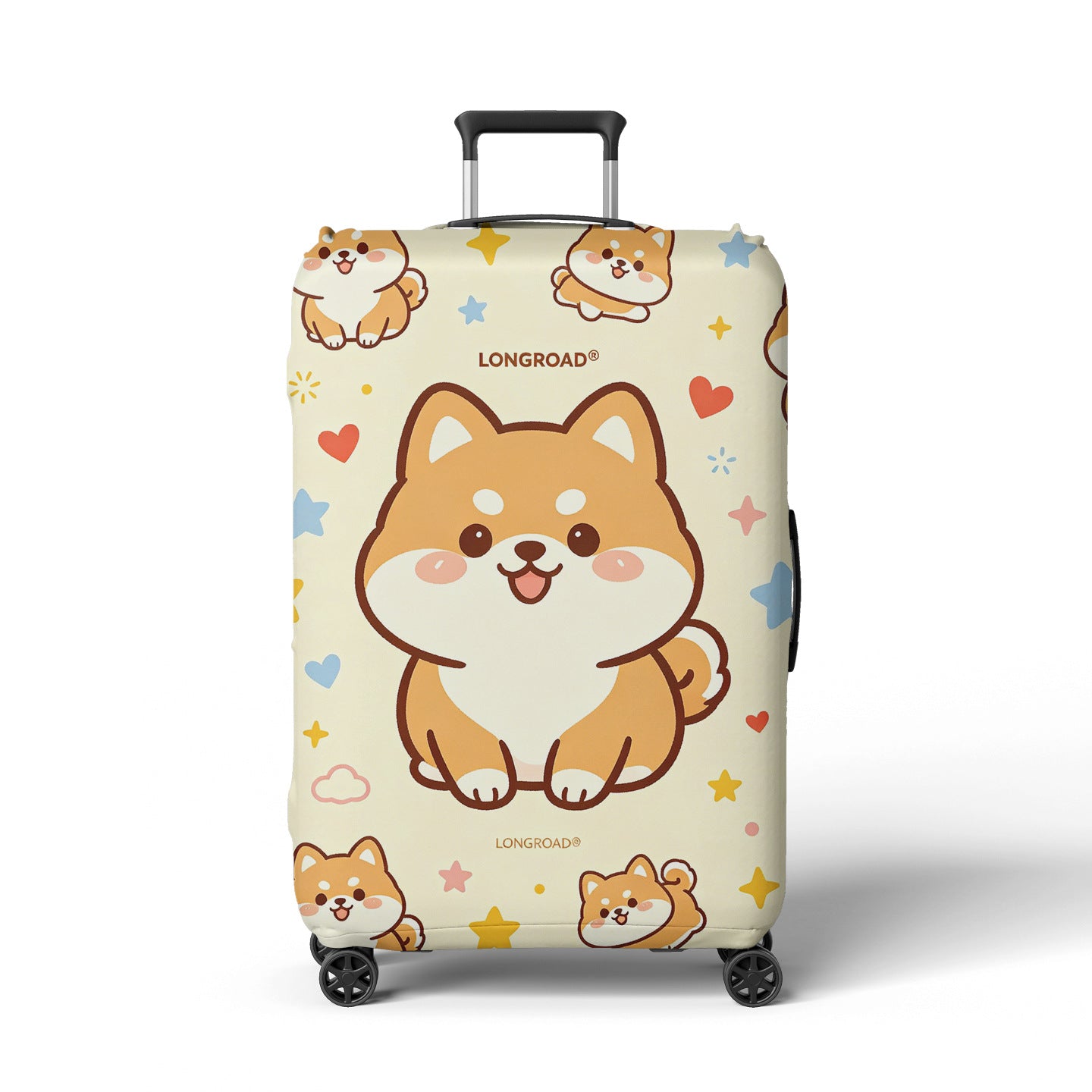 Damen Kofferhülle mit niedlichem Corgi-Design Brehn