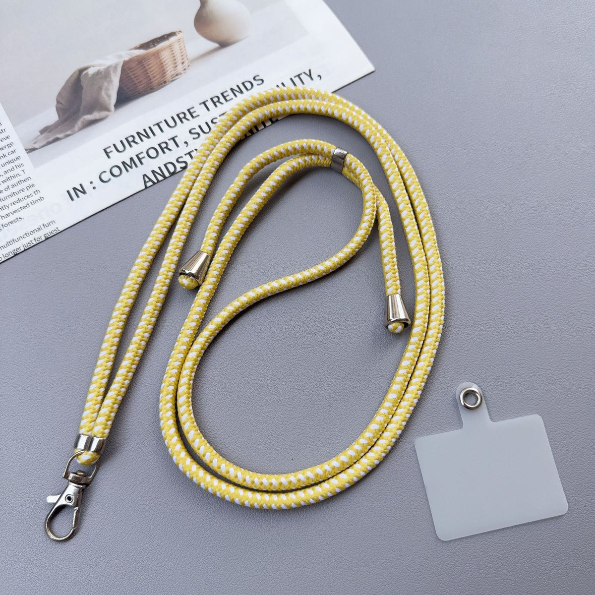Geflochtenes Band mit Gravurclip Brehn