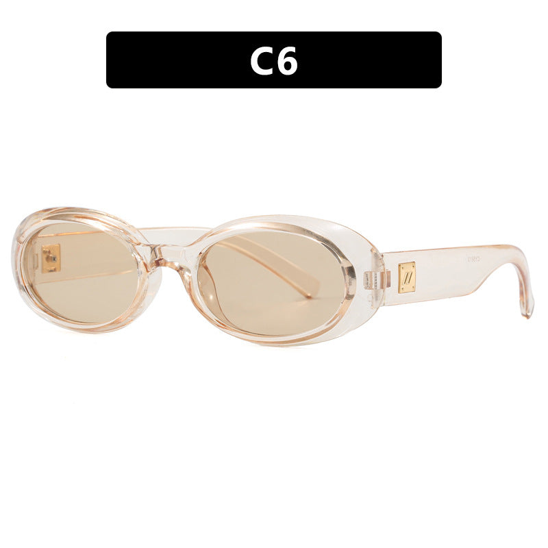 Damen exklusive Sonnenbrille im eleganten Ovaldesign Brehn