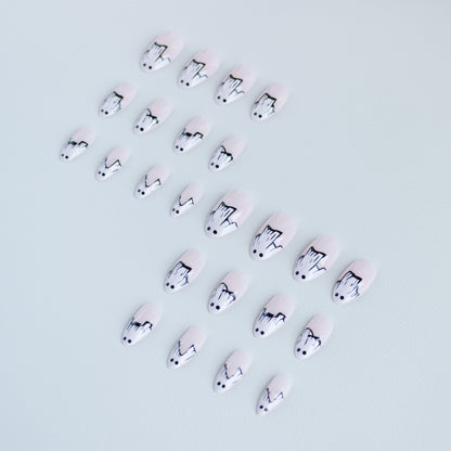 Geister-Themen Nagelkunst Set