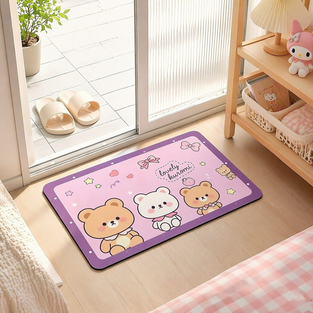 Cute Bunny Themed Area Rug Brehn