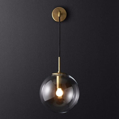 Stilvolle Globus Pendelleuchte