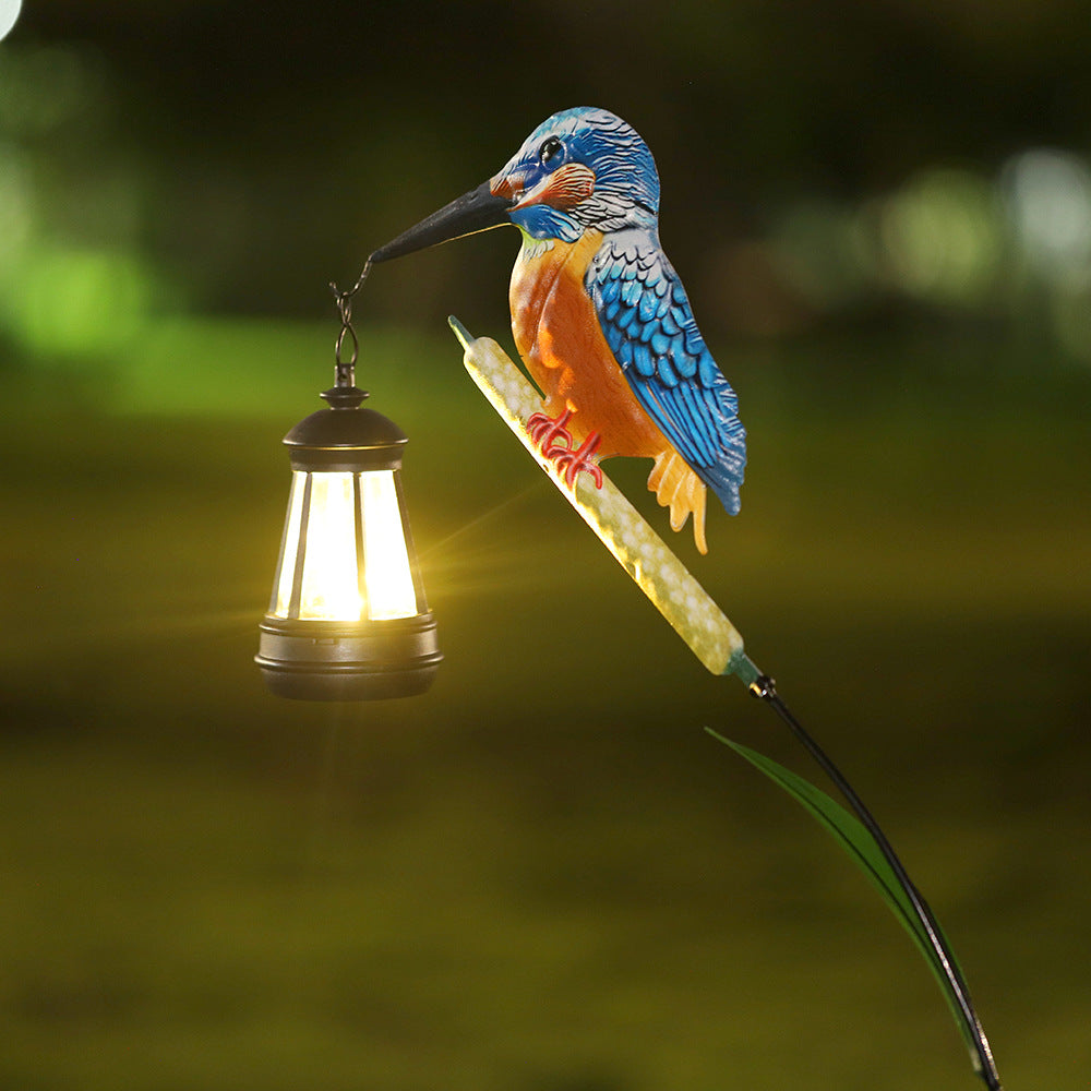 Dekorative Solar Flamingo Gartensteckerlampe mit verstellbarem Metallarm und integriertem LED Brehn